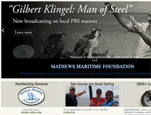 Tablet Screenshot of mathewsmaritime.com